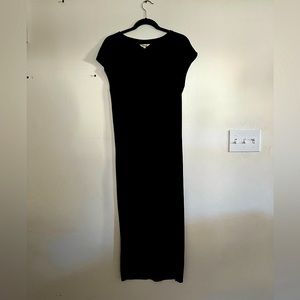 Madewell Muscle Maxi Dress - Black Jersey